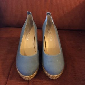 Viscata Barcelona Denim Wedges